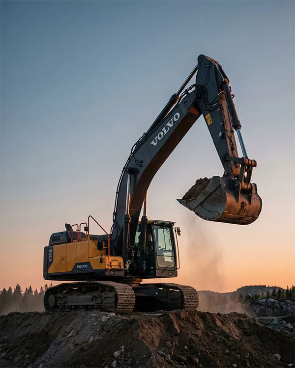 Mark — groundwork / Volvo excavator